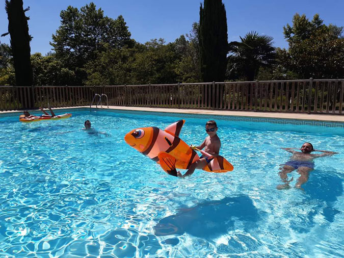 camping beau rivage piscine bearn enfants